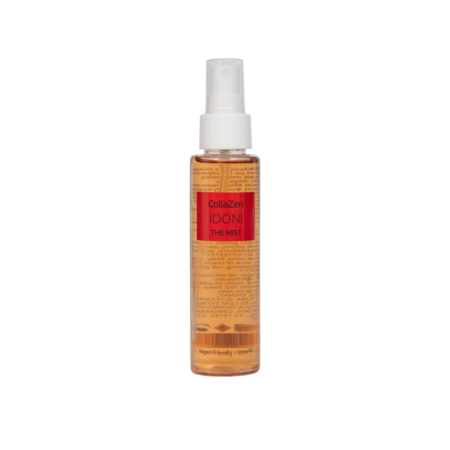 CollaZen IDONI, ενυδατικό Body Mist σώματος και μαλλιών με νότες βιολέτας, κεχριμπαριού, βανίλιας Μαδαγασκάρης και musk.
