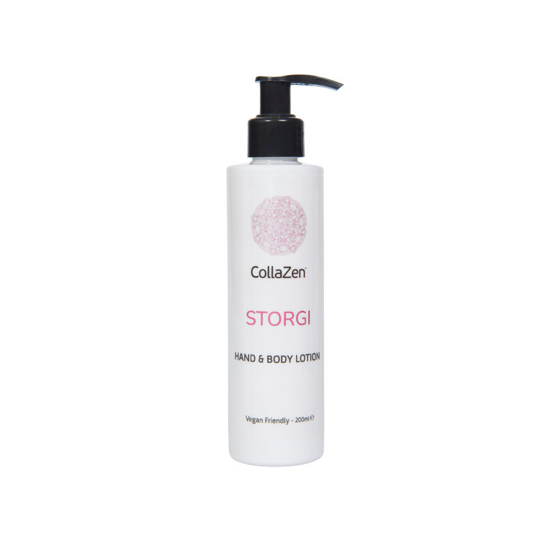 CollaZen STORGI – Moisturizing Hand & Body Lotion 200ml with Vanilla, Caramel & Musk Fragrance