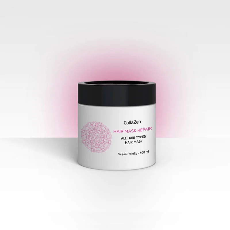CollaZen Repair Hair Mask 500ml with keratin, shea butter and argan oil for all hair types